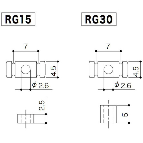 Barrel String Guides - Black (pair)