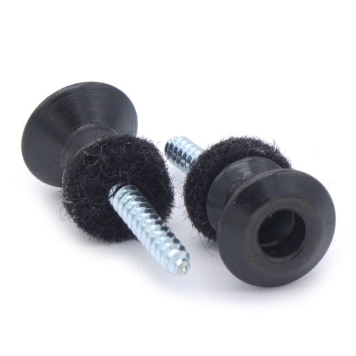 Dunlop Strap Buttons - Black (pair)