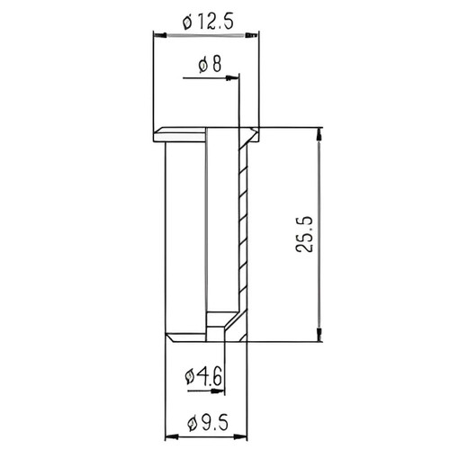 String Ferrules - Bass Top