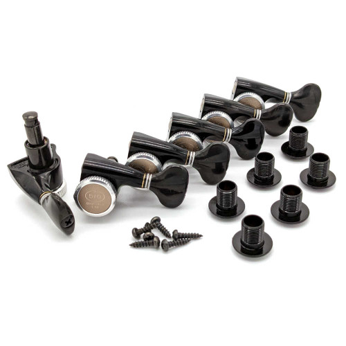 Gotoh SGS510Z-MGT-S5 Locking Tuners - 6-inline Black - Canada