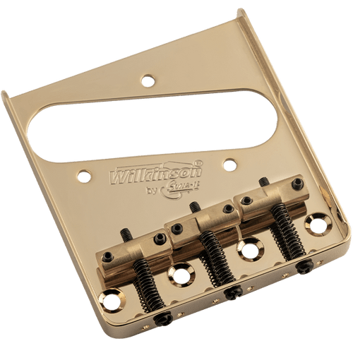Wilkinson WTB 6-Barrel Tele Bridge /w Brass Saddles - Gold