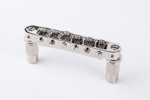 Bill’s Brothers Tune-O-Matic ナチュラル TonePros NVR2P - Nashville-style Tune-o-matic Bridge - Nickel - Canada