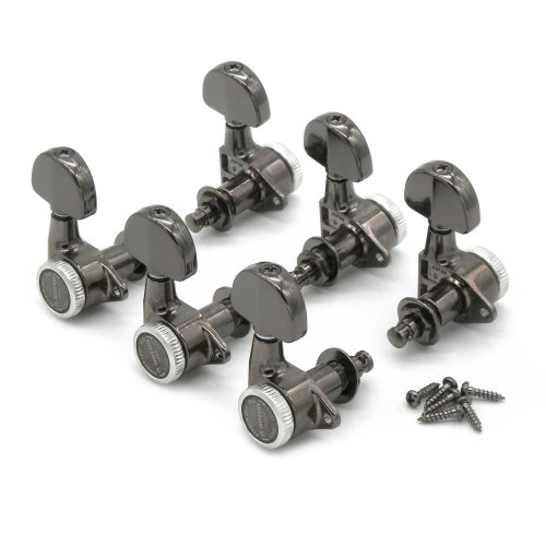 Gotoh SG301-MGT-20 Locking Tuners - 3+3 Cosmo Black