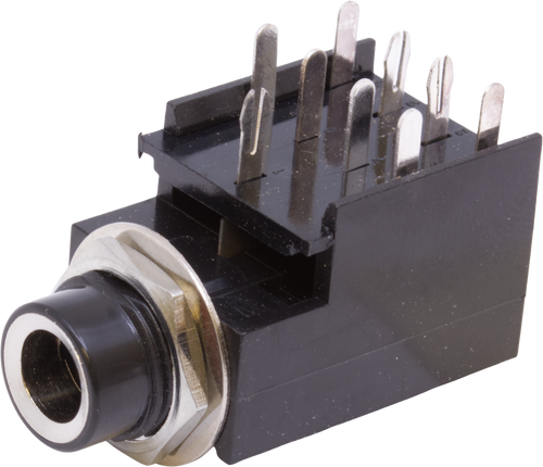 Fender PCB Socket Jack - 9-pin, Tall, Stereo Switching