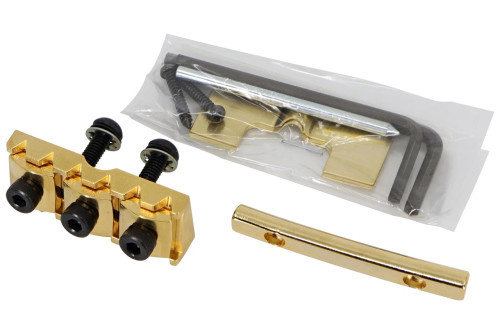 Gotoh Locking Nut - Left-Handed, 41mm, Rear-mount, Gold