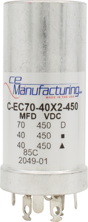 Micro―Cap7 CQ版 正規品 CD付属 CE Capacitor - Electrolytic, Multi-Section, Can, 70/40/40µF