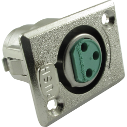 Switchcraft D3F - XLR Female Panel Jack - Canada