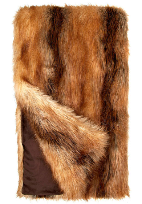 Limited Edition Red Fox Faux Fur Throws
