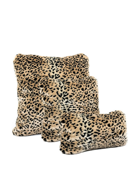 Signature Series Cheetah Faux Fur Pillows
