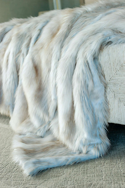 Limited Edition Siberian Fox Faux Fur Throws