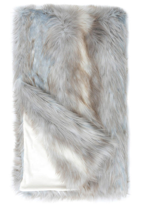 Limited Edition Siberian Fox Faux Fur Throws