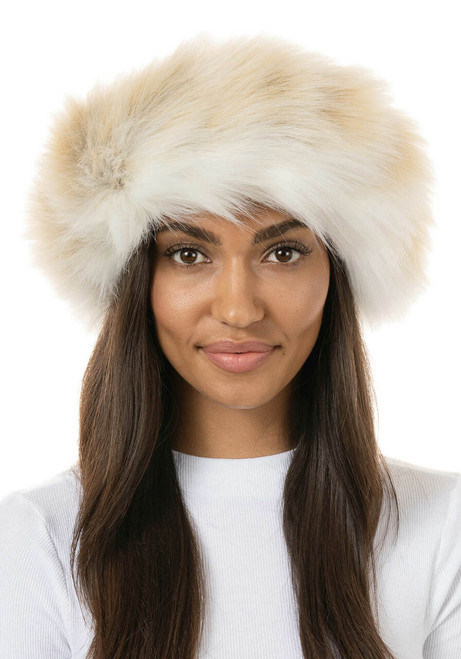 Arctic Fox Faux Fur Halo Headband