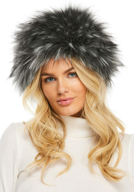 Smokey Fox Faux Fur Russian-Style Hat