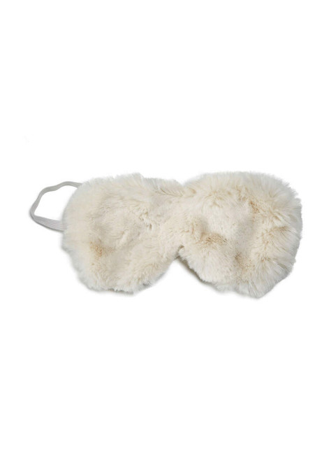 Ivory Mink Faux Fur Eyemask