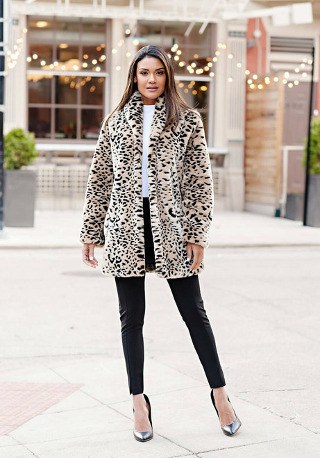Cheetah Classic Faux Fur Jacket