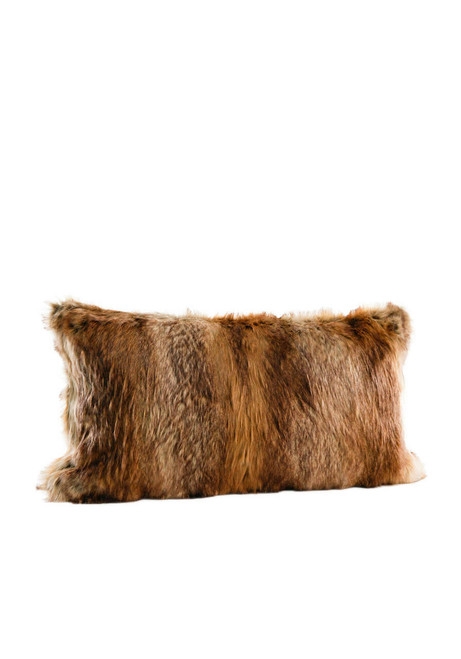 Signature Series Faux Fur Pillow Fisher