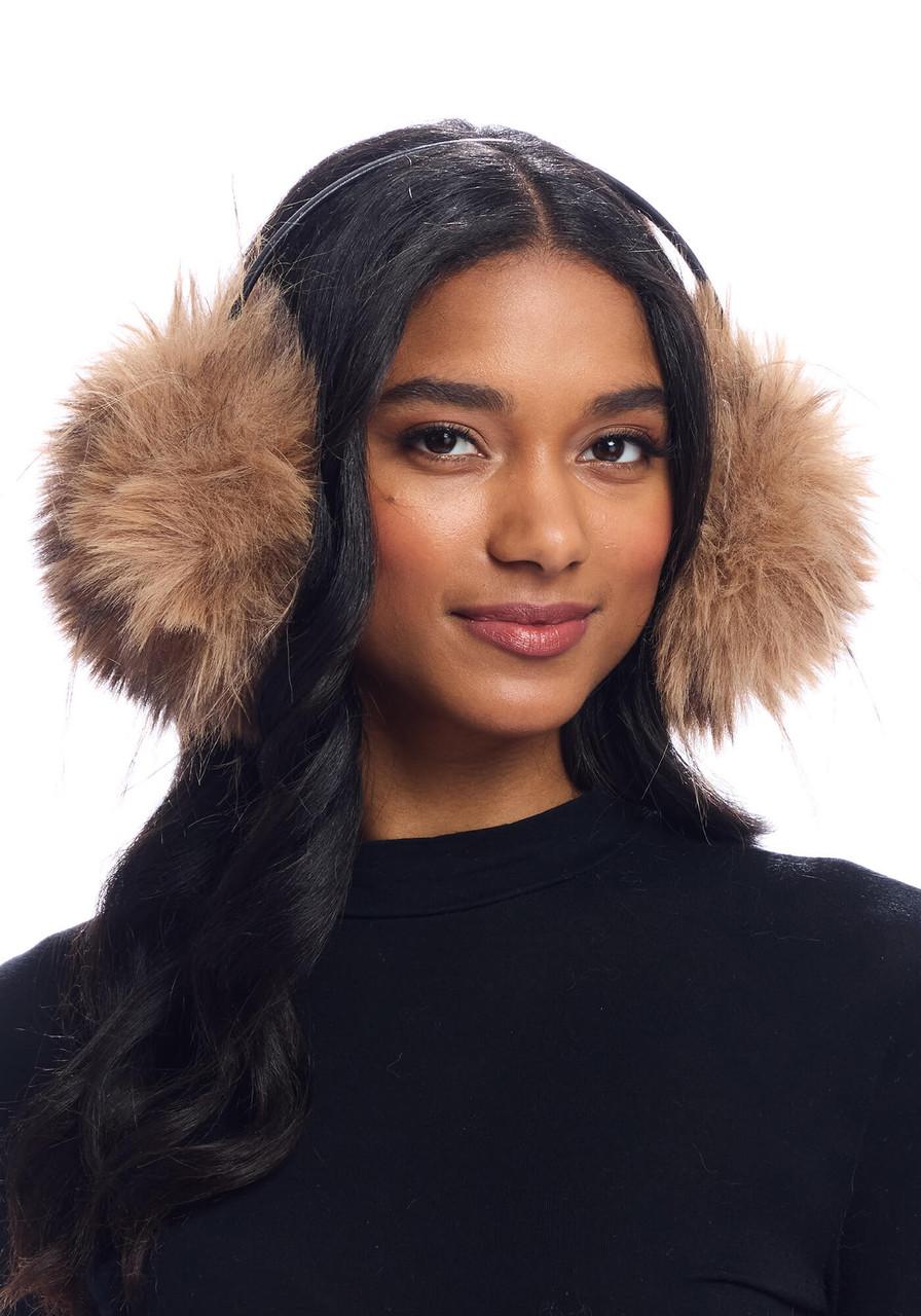 Fabulous-Furs Leopard Faux Fur Earmuffs  Fabulous-Furs Leopard Faux Fur Earmuffs