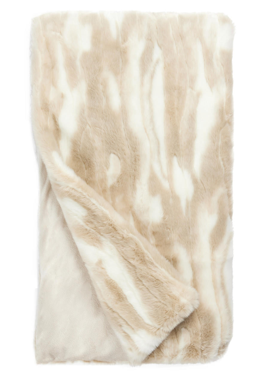Signature Series Winter Rabbit Faux Fur Throws