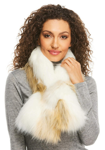 Arctic Fox Faux Fur Loop Scarf - Fabulous Furs Wholesale