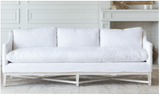 Protect and Refine with a White Linen Couch Slip Cover