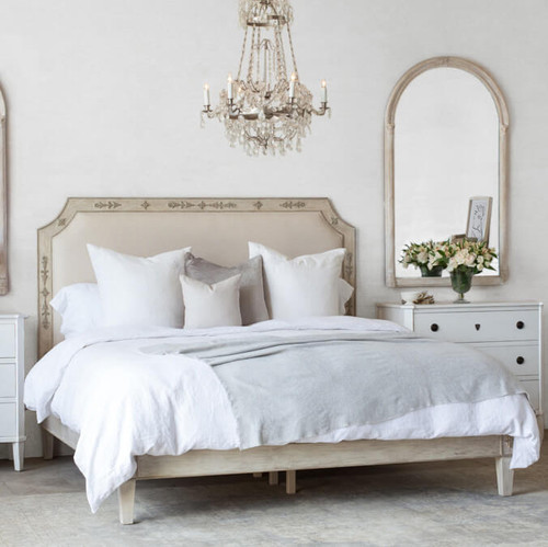 Eloquence® Olympia Bed in Harvest Linen and Woodland Grey Finish