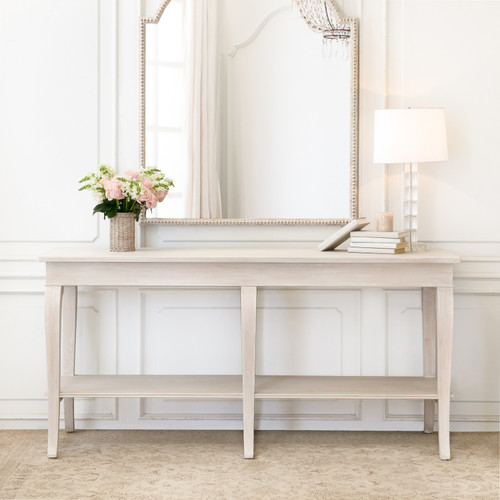 Eloquence® Countryside Console in Pine Blanc Finish