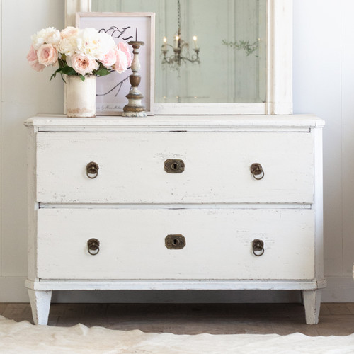 Antique White Commode CMVN30069 - Eloquence