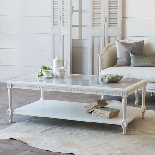 seraphine farmhouse coffee table