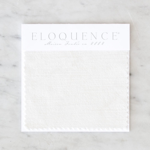 Eloquence® Upholstery Sample in Ivory Velvet