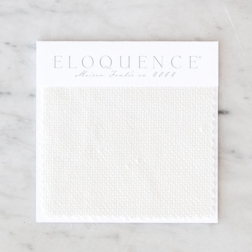 Eloquence® Upholstery Sample in White Linen 