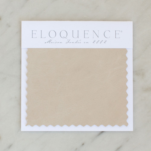 Eloquence® Upholstery Sample in Aged Beige Leather