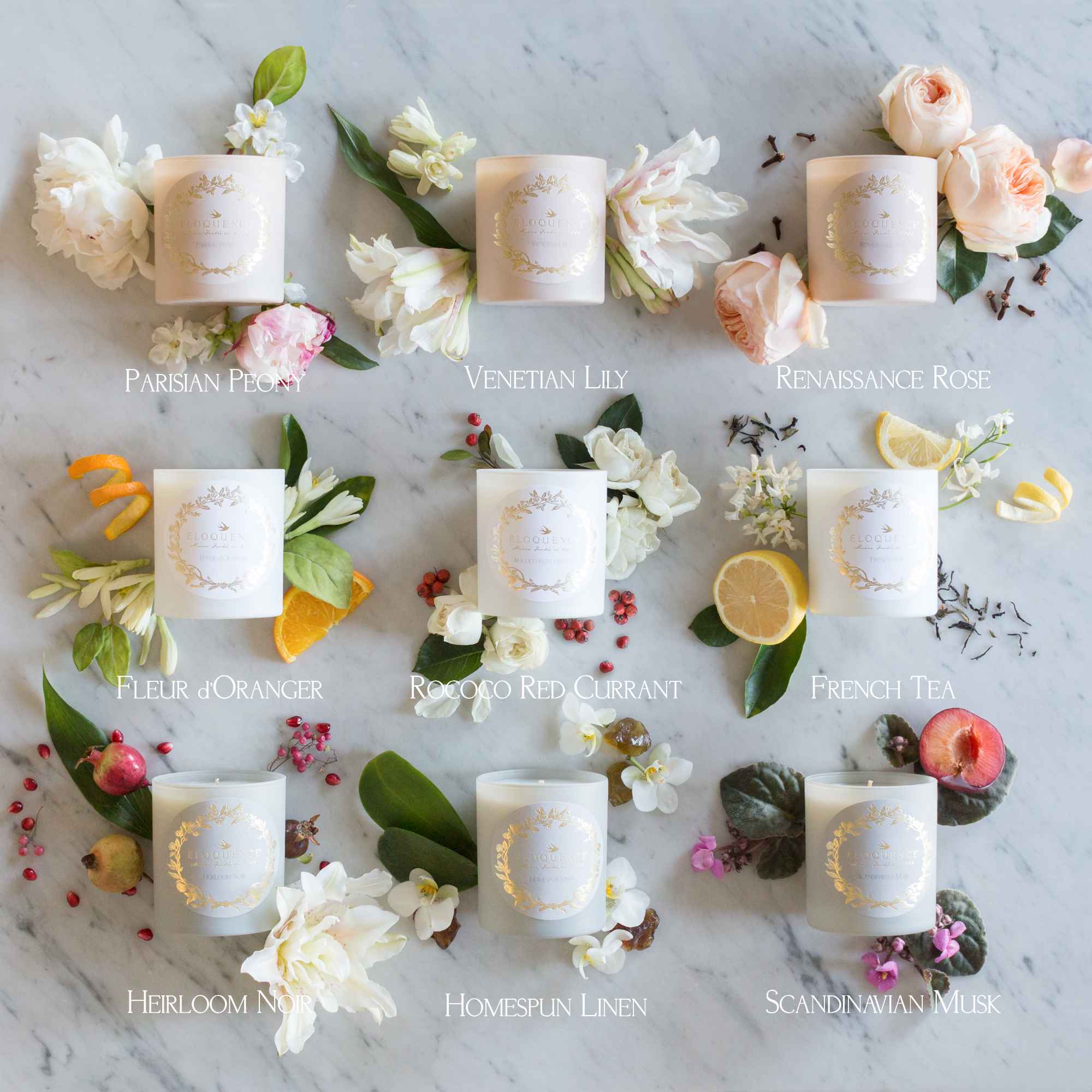 Eloquence Perfume Candle In Fleur D Oranger Eloquence