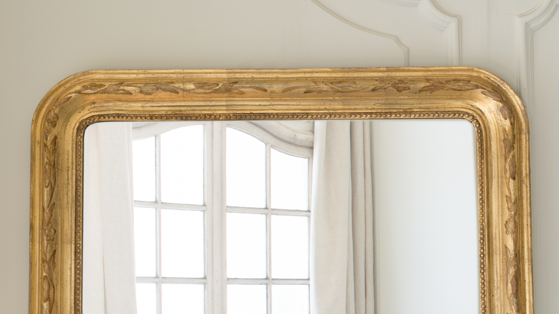 Chateau Gold Louis Philippe Mirror in Stock Now