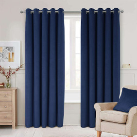 Home Curtains Montreal Thermal Velour Lined Pencil Pleat Door Curtain