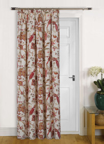 Insulated Floral Door Curtains, Abbeystead