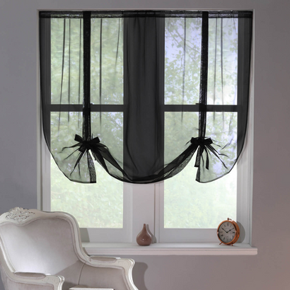 How to style black curtains in your home