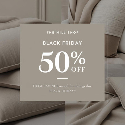 Black Friday Preview: Get Your Home Holiday-Ready with 50% Off at The Mill Shop!
