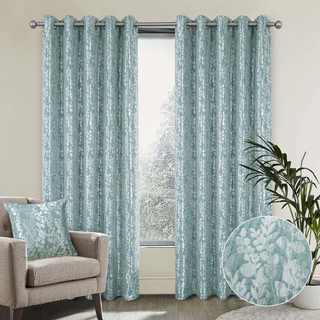 Lucia Thermal Interlined Eyelet Curtains | The Mill Shop