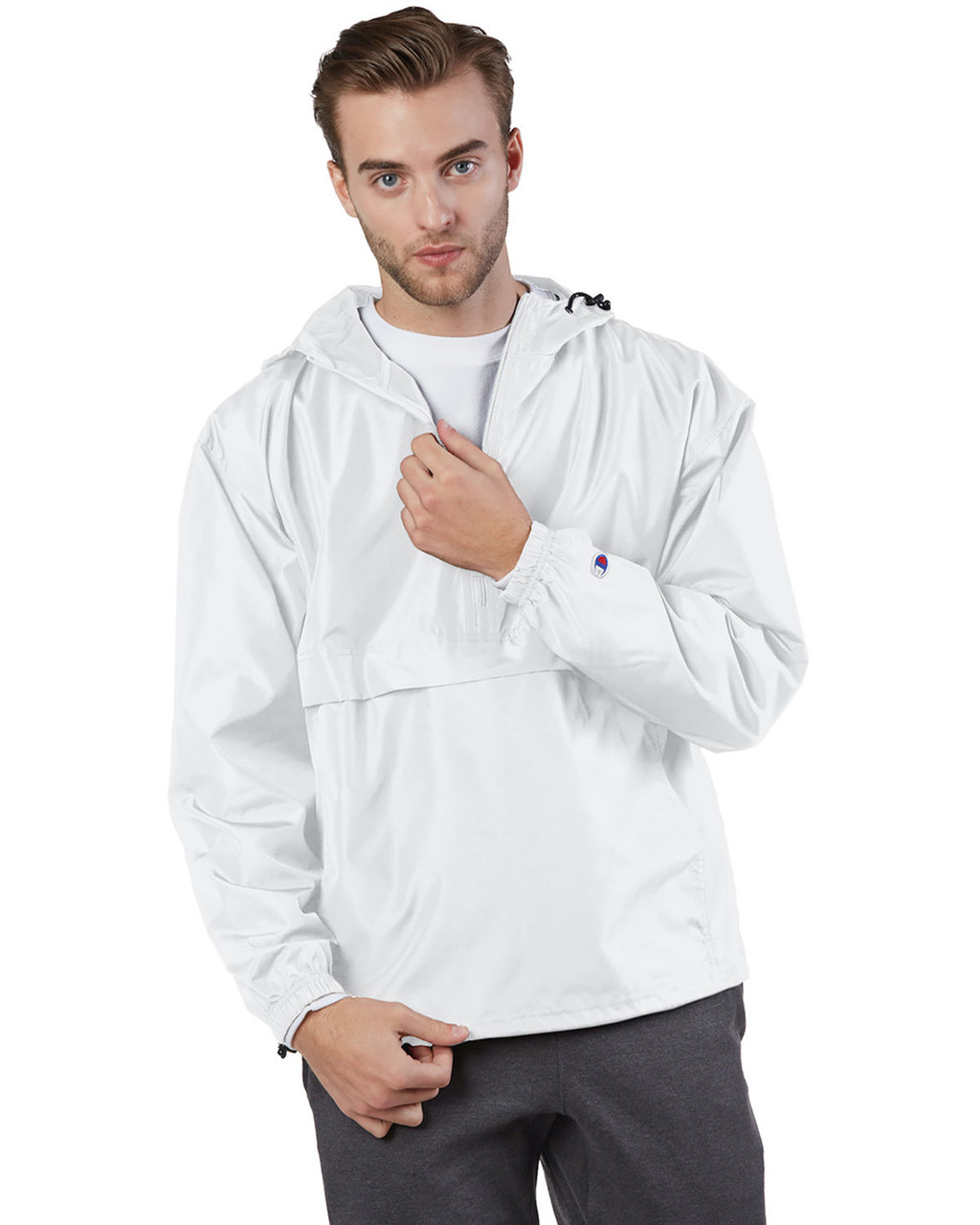 Champion CO200 - Adult Packable Anorak 1/4 Zip Jacket - Total Apparel