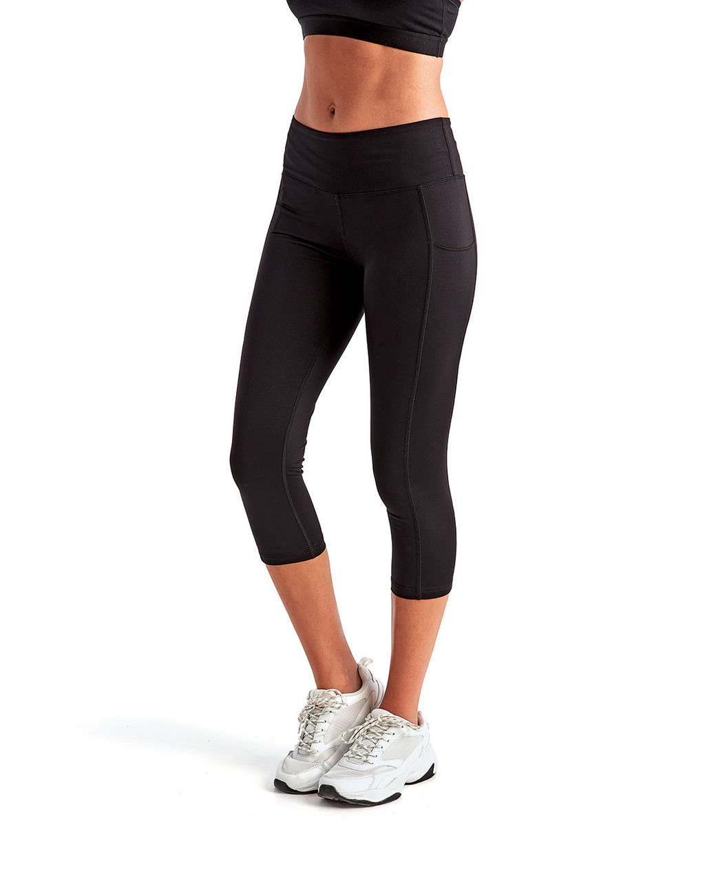 Amazon.com: PY Women's Activewear Capri 3/4 Length Leggings Purple : Sports  & Outdoors