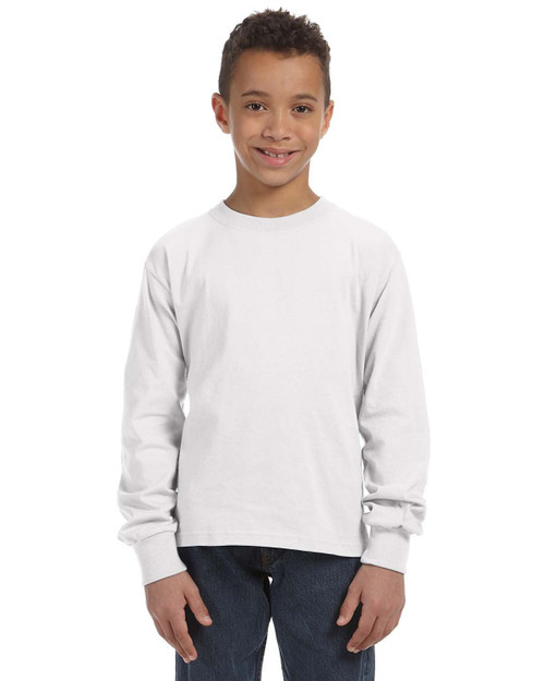 Fruit of the loom 4930B - Youth 5 oz. HD Cotton™ Long-Sleeve T-Shirt