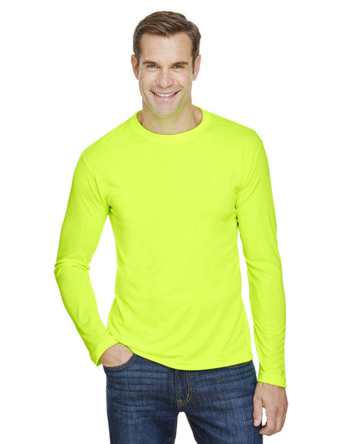 Bayside BA5360 - Unisex 4.5 oz., 100% Polyester Performance Long-Sleeve T-Shirt