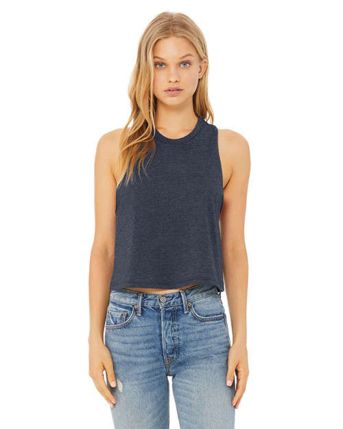 Bella + Canvas 6682 - Ladies' Racerback Cropped Tank