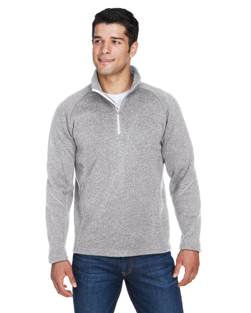 Devon & Jones DG792 - Adult Bristol Sweater Fleece Quarter-Zip