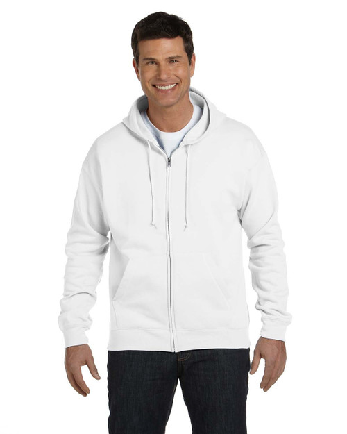 Hanes P180 - Adult EcoSmart® 50/50 Full-Zip Hooded Sweatshirt