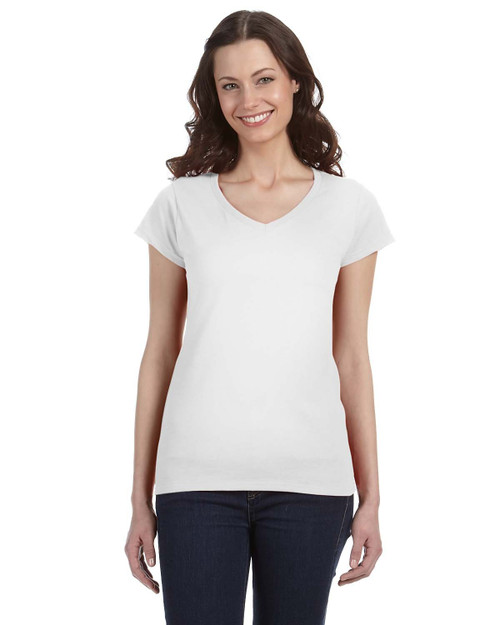 Gildan G64VL - Ladies' SoftStyle®  Fitted V-Neck T-Shirt