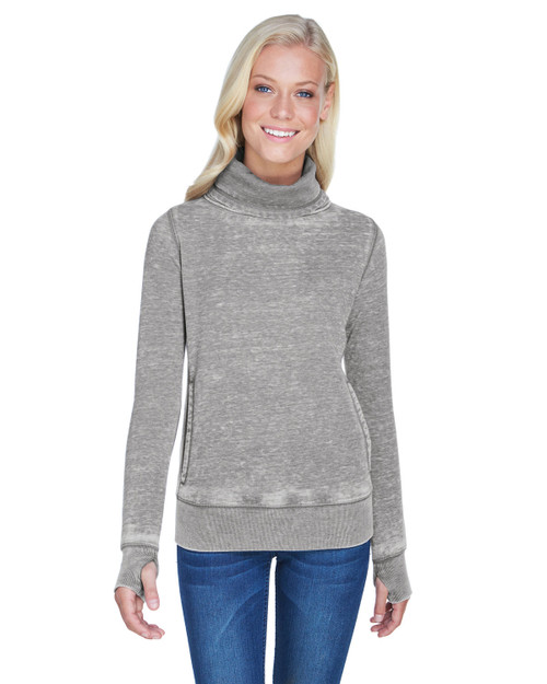 J America JA8930 - Ladies' Zen Fleece Cowl Neck