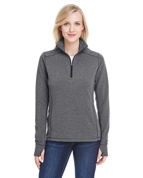 J America JA8433 - Ladies' Omega Stretch Quarter-Zip