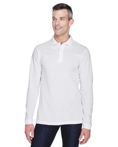 Harriton M265L - Men's 5.6 oz. Easy Blend™ Long-Sleeve Polo