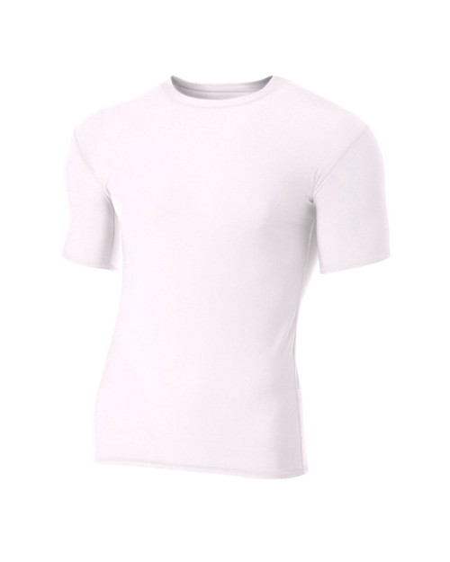 A4 N3130 - Adult Polyester Spandex Short Sleeve Compression T-Shirt